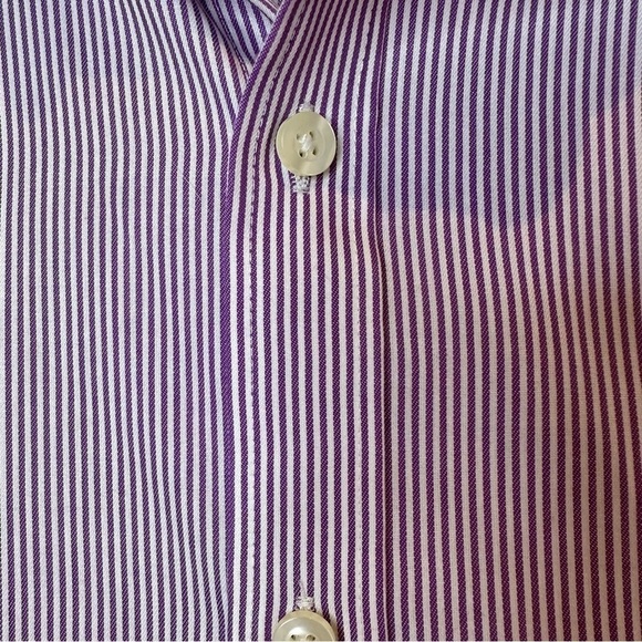 Michael Kors men’s striped button down shirt - Picture 3 of 7